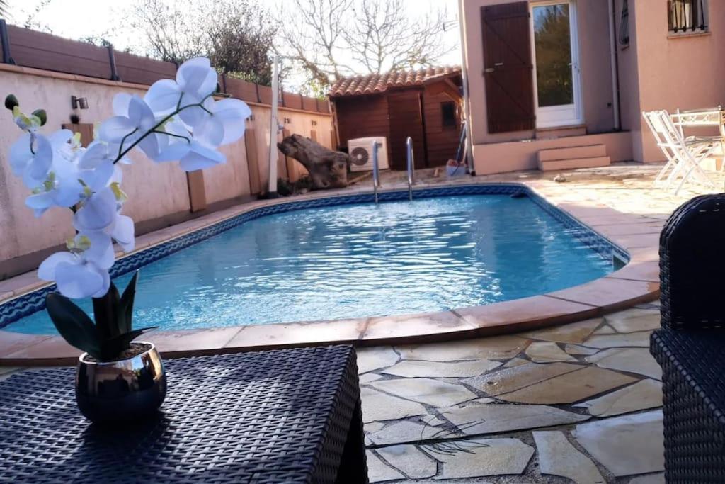 Villa Avec Piscine A St Marie La Mer Sainte-Marie Exterior foto